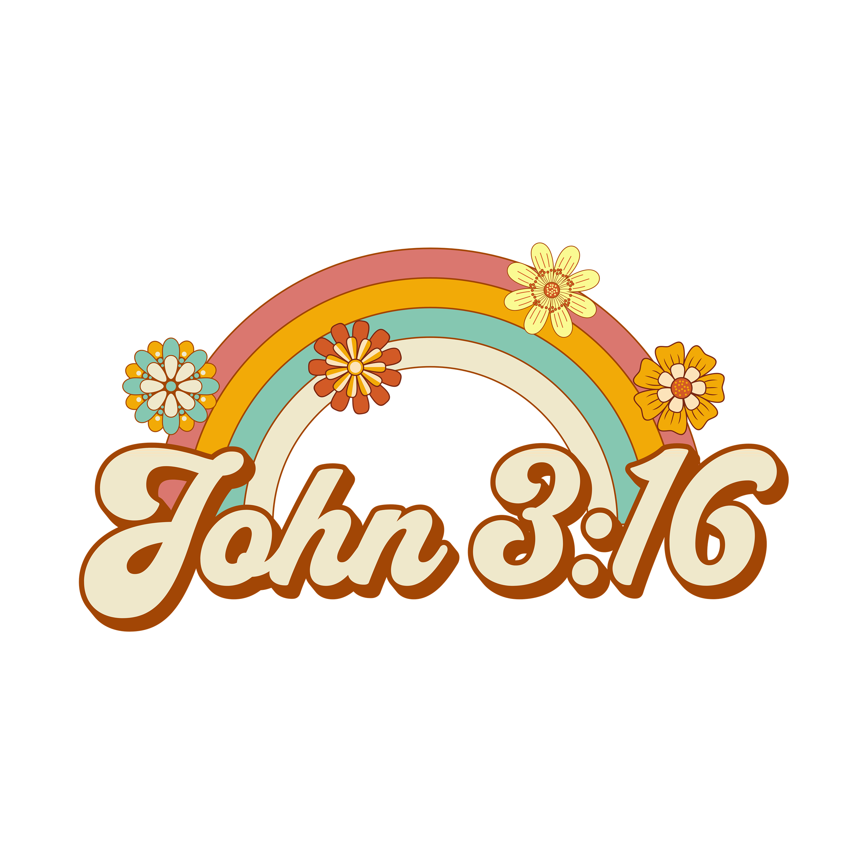 Permanent Decal - John 3:16