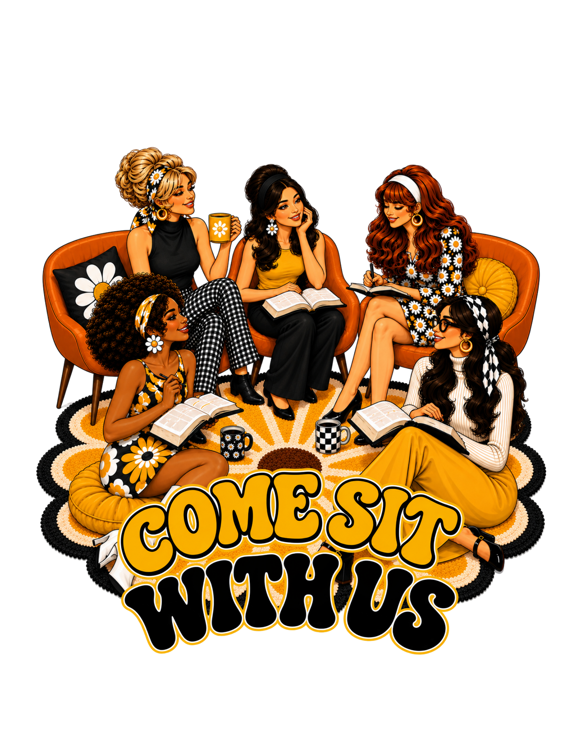 Permanent Decal - Come Sit With Us