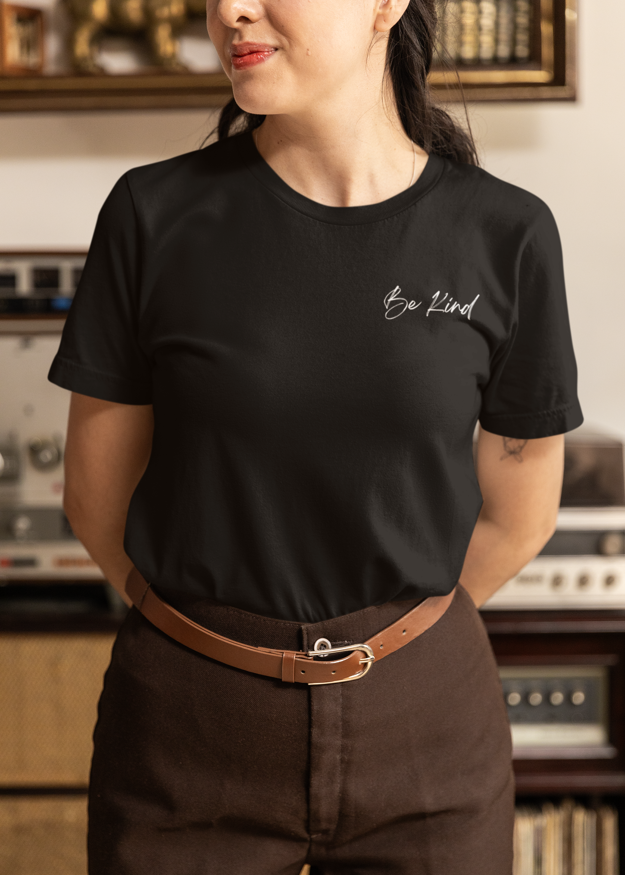 Black Be Kind Christian Retro tee inspired by Proverbs 16:24