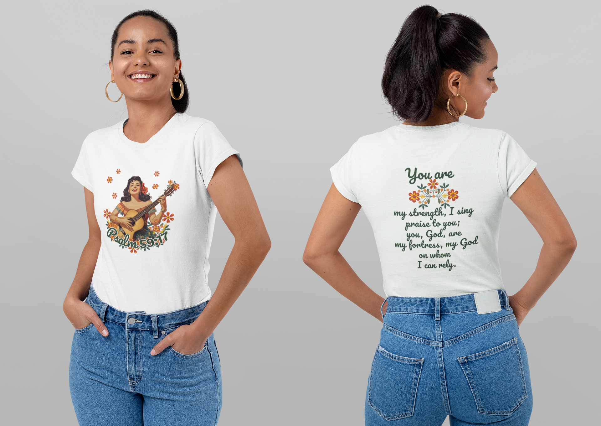 I Sing Praise Tee - White