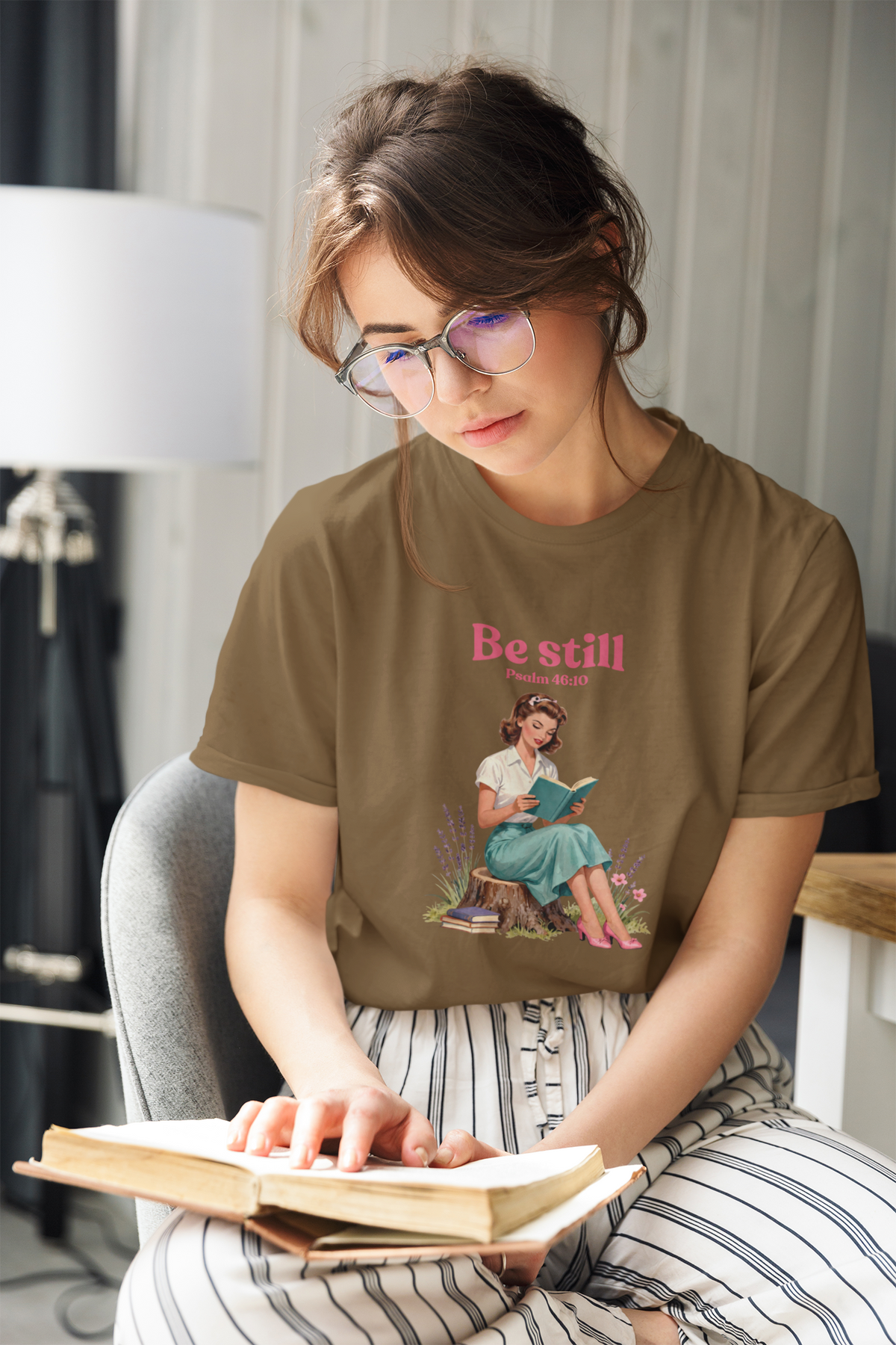 Be Still - Tee (Vintage Brown)