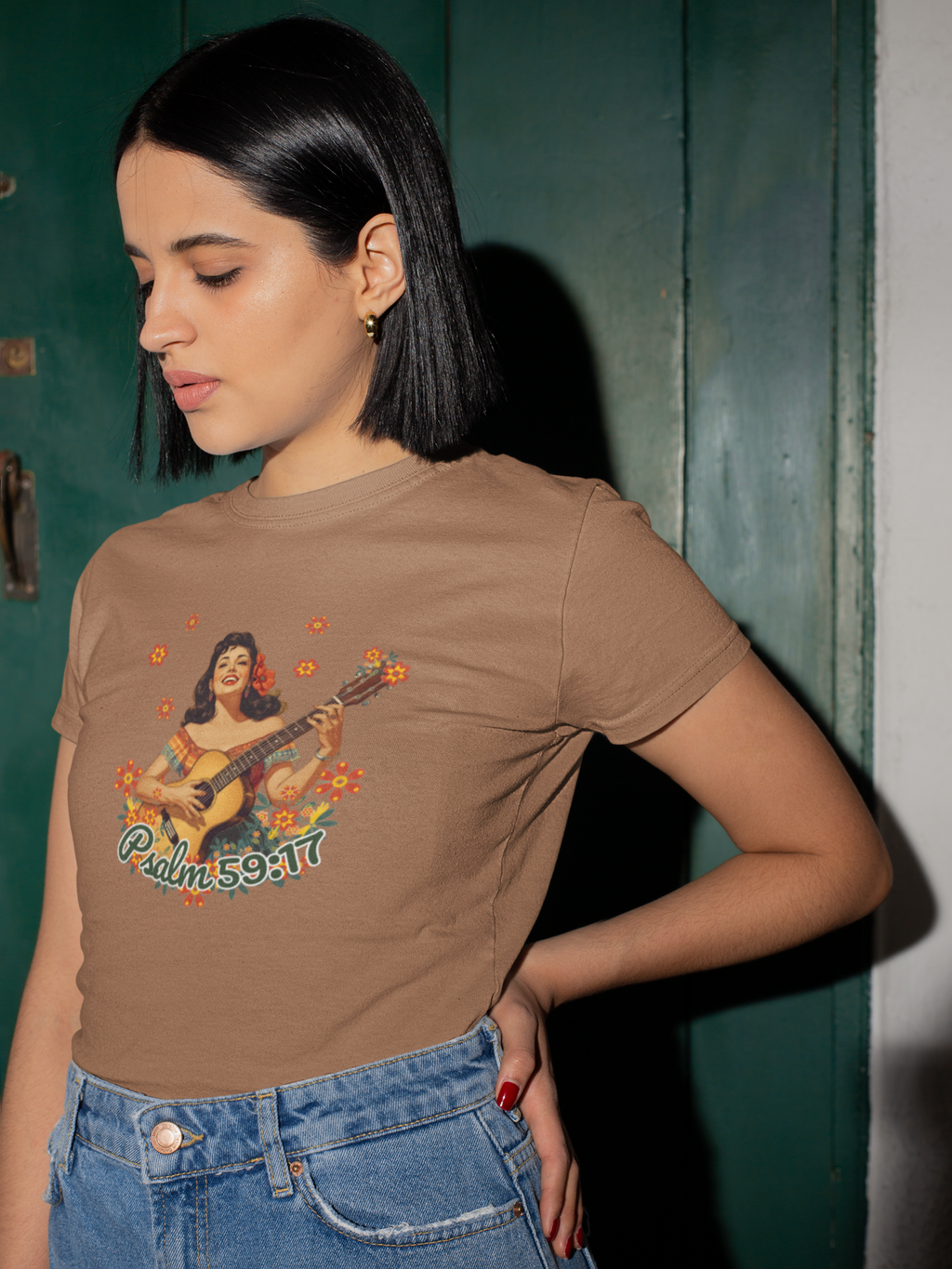 I Sing Praise Tee - Vintage Brown